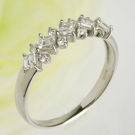 受注発注品】クラシカルデザイン ダイヤモンドリング(指輪) 0.5ct 
