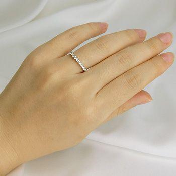 受注発注品】リバーシブルエタニティ ダイヤモンドリング(指輪) 0.5ct 