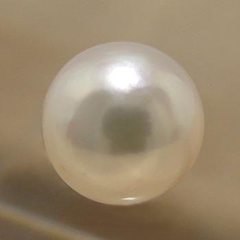 あこや本真珠 パールルース(シングル) ホワイト系 8.5-9.0mm BBB ラウンド （片穴があいています）[n3][4-413]｜wsp｜03