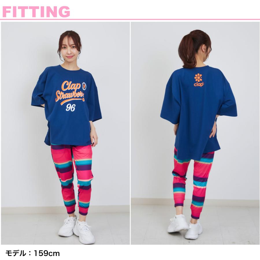 【clap】 クラップ RANDOM BORDER CROPPED PANTS |  | 01