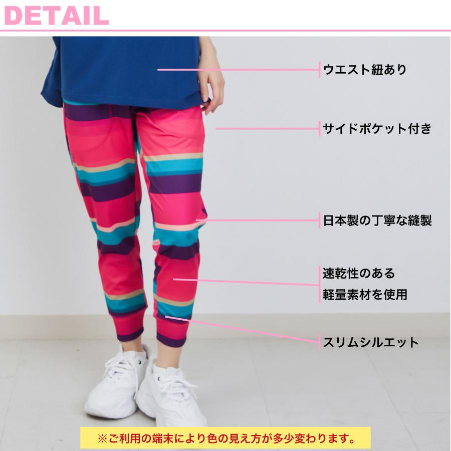 【clap】 クラップ RANDOM BORDER CROPPED PANTS |  | 02