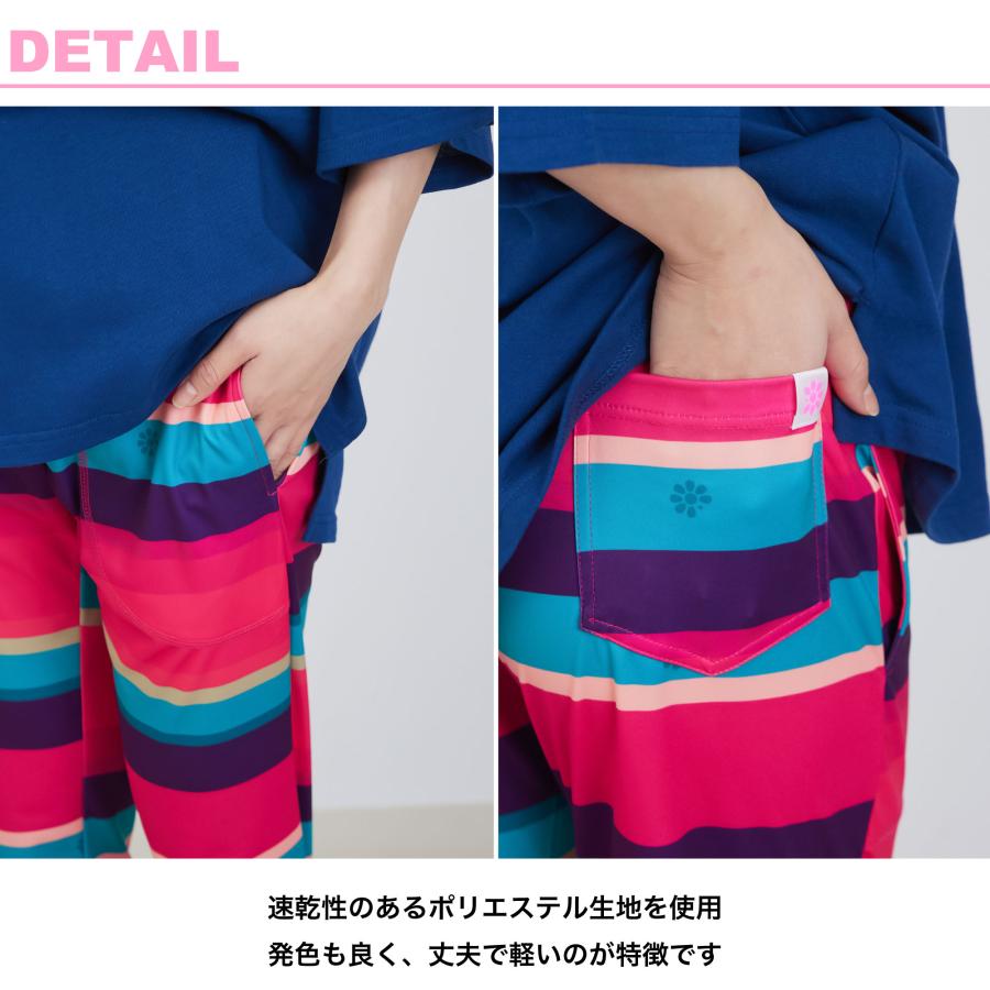 【clap】 クラップ RANDOM BORDER CROPPED PANTS |  | 03