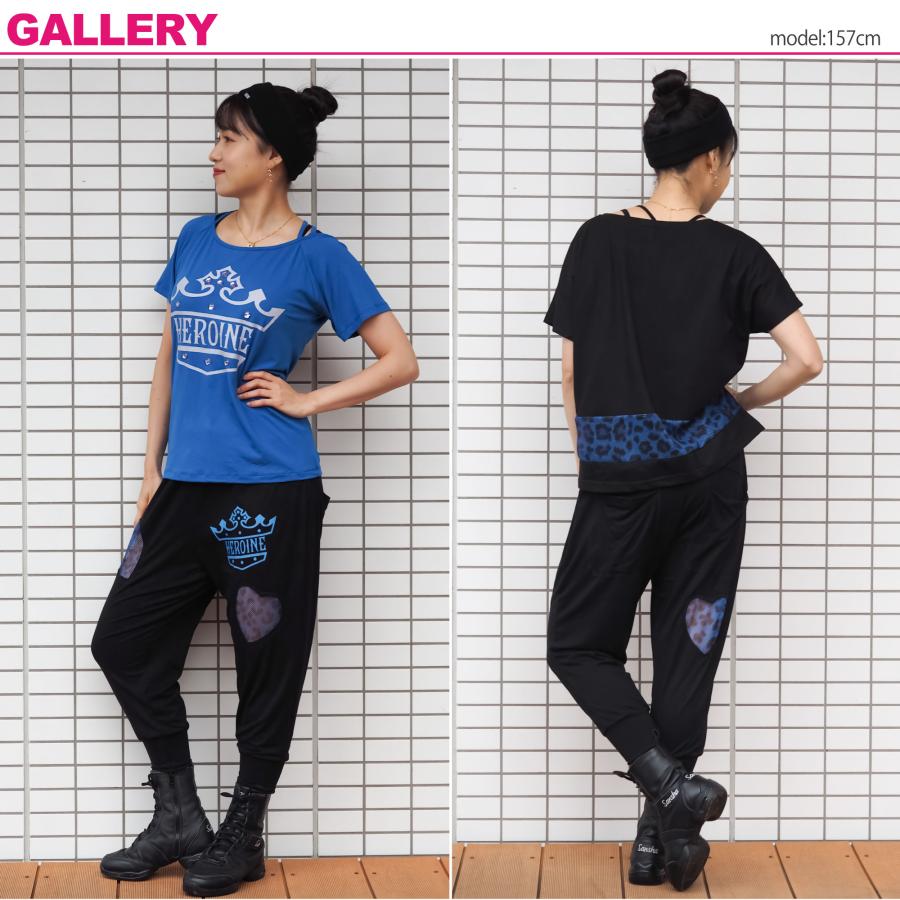 【HEROINE】 ヒロイン 【全3色】ハーティパンテールクロップ フィットネス ウェア |  | 03