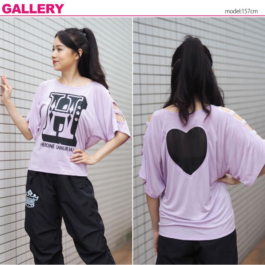 【HEROINE】 ヒロイン 【全3色】ラダースリーブ フィットネス ウェア |  | 03