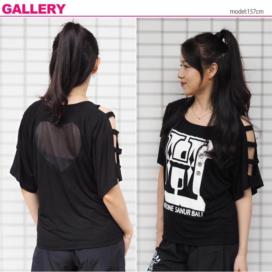 【HEROINE】 ヒロイン 【全3色】ラダースリーブ フィットネス ウェア |  | 04