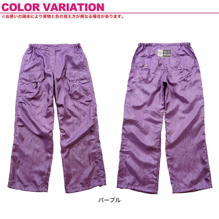 HEROINE ヒロイン 全2色 シルキーパンツ(セミワイド) フィットネス ウェア |  | 01