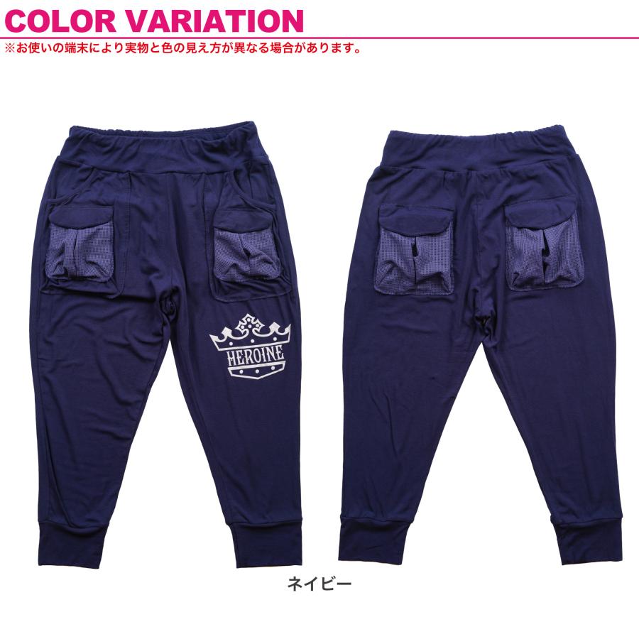 HEROINE ヒロイン 全2色 メッシュポケットクロップ フィットネス ウェア |  | 02