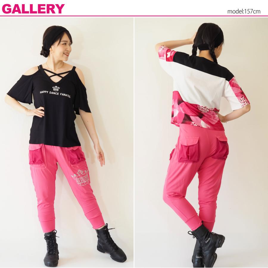 HEROINE ヒロイン 全2色 メッシュポケットクロップ フィットネス ウェア |  | 03