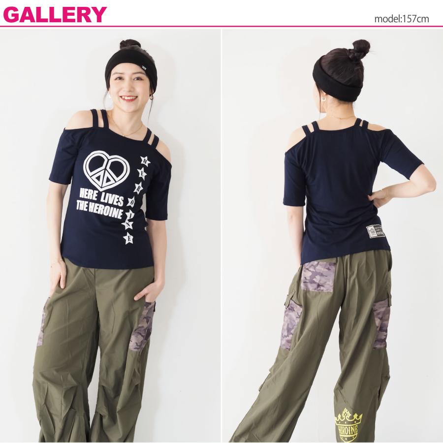 HEROINE ヒロイン 全3色 ミドルスリーブT フィットネス ウェア |  | 04