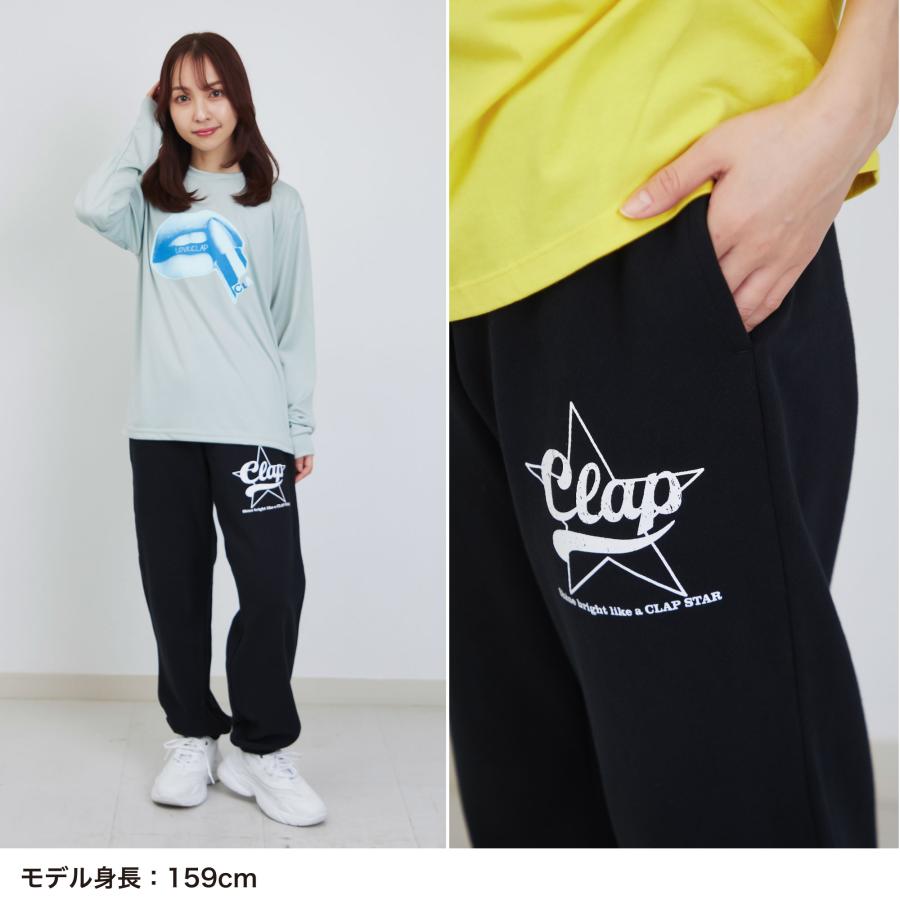 【clap】 フィットネスウェア クラップ 【4色】 CLAP STAR SWEAT PANTS |  | 01