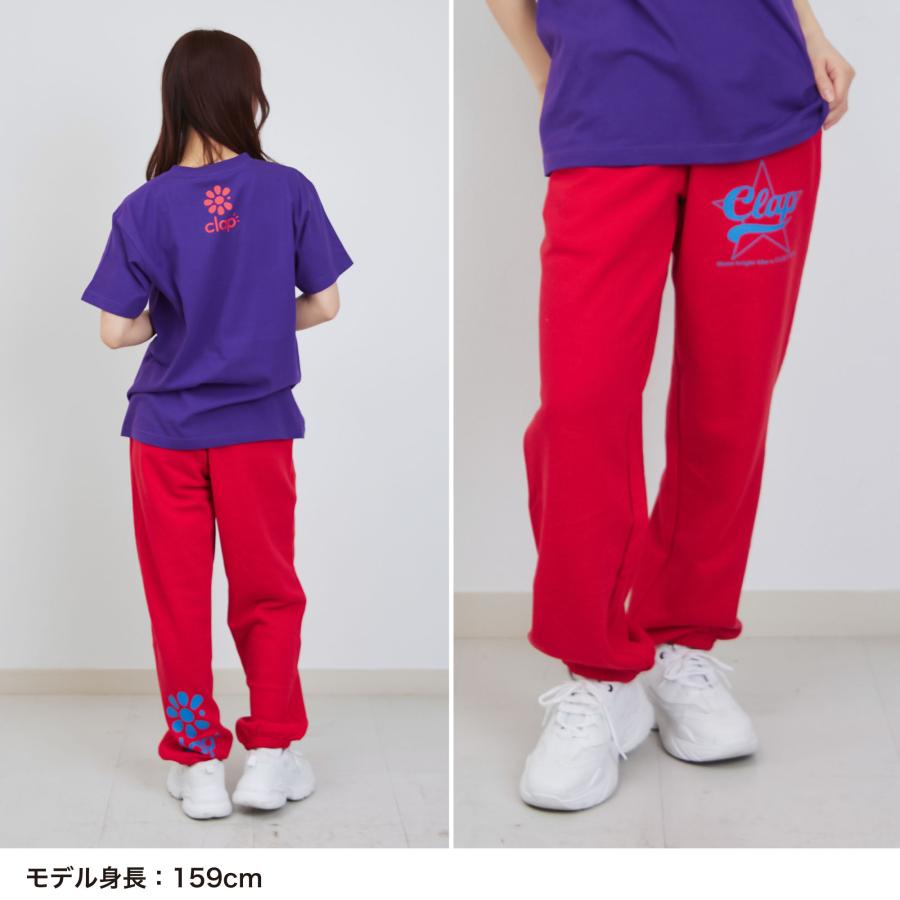 【clap】 フィットネスウェア クラップ 【4色】 CLAP STAR SWEAT PANTS |  | 02
