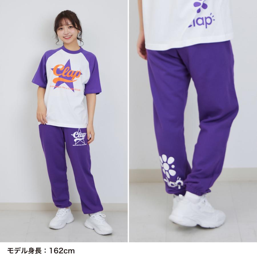 【clap】 フィットネスウェア クラップ 【4色】 CLAP STAR SWEAT PANTS |  | 03