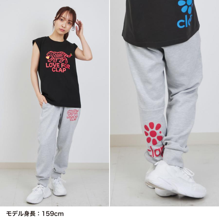 clap】 クラップ 【4色】 CLAP ANIMAL DRY SWEAT PANTS : Wstudio