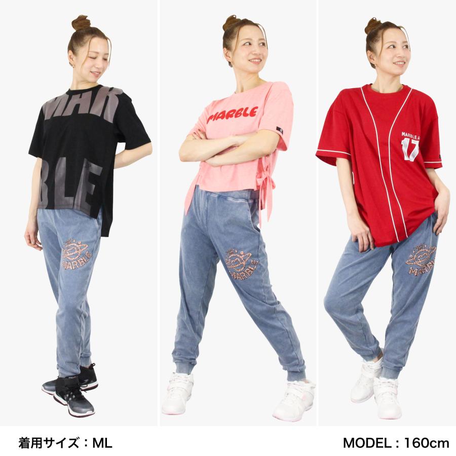 Marble マーブル 2色×4サイズ デニム風スリムパンツ : Wstudio - 通販