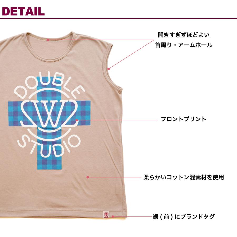 Wstudio ダブルスタジオ クロスユニセックスタンク |  | 07