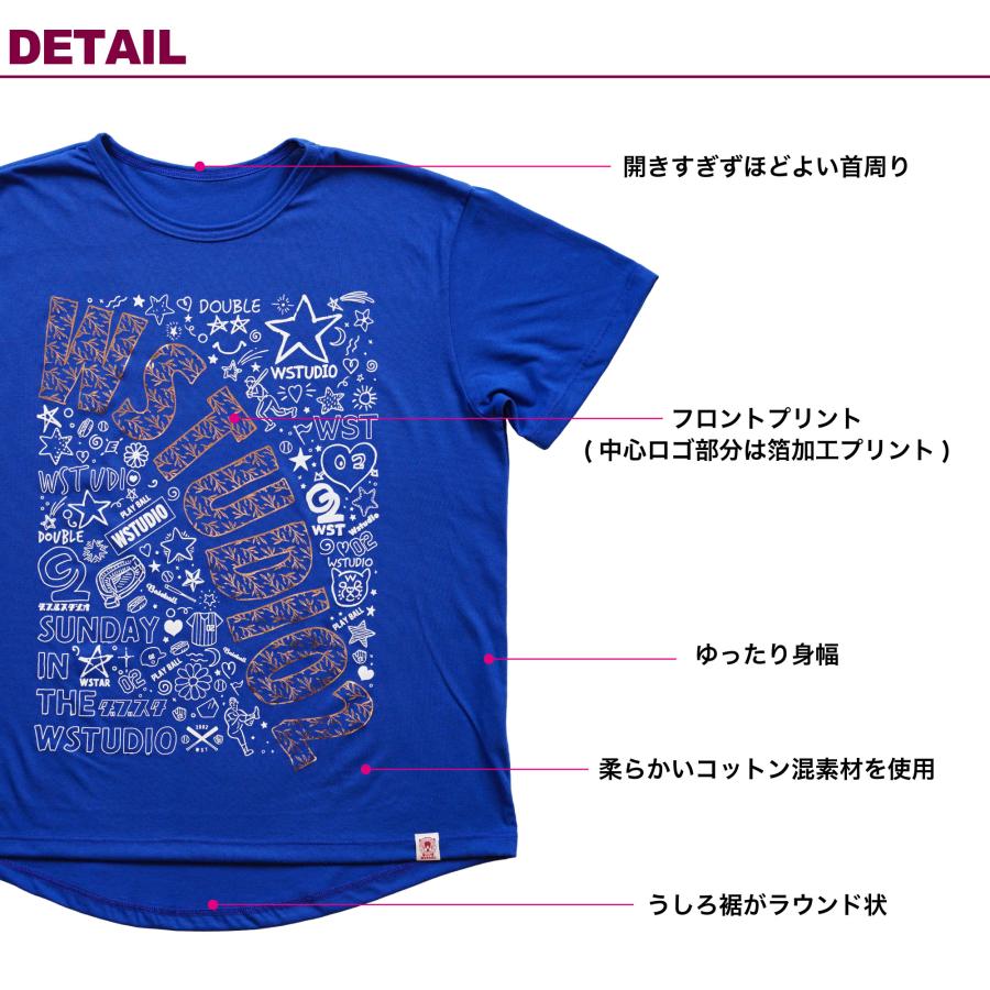 Wstudio ダブルスタジオ 3色×2サイズ スケッチラウンドTee |  | 07