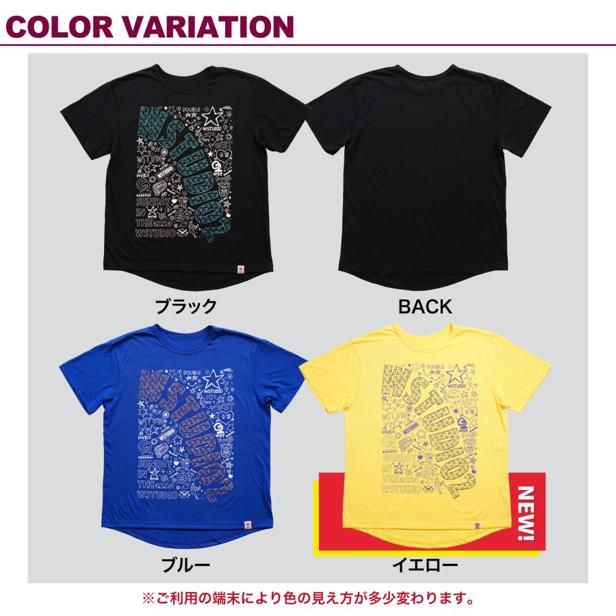 【新色追加】Wstudio ダブルスタジオ 3色×2サイズ スケッチラウンドTee |  | 04