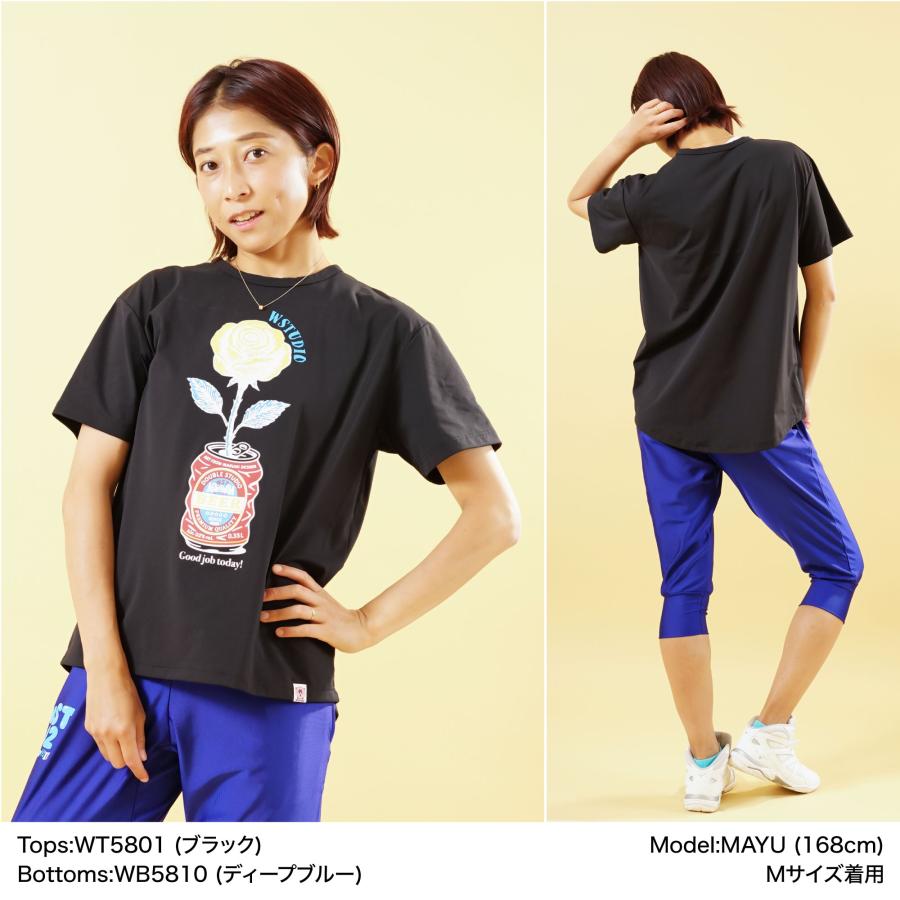 Wstudio ダブルスタジオ 3色×2サイズ ローズフィットラウンドTee |  | 01