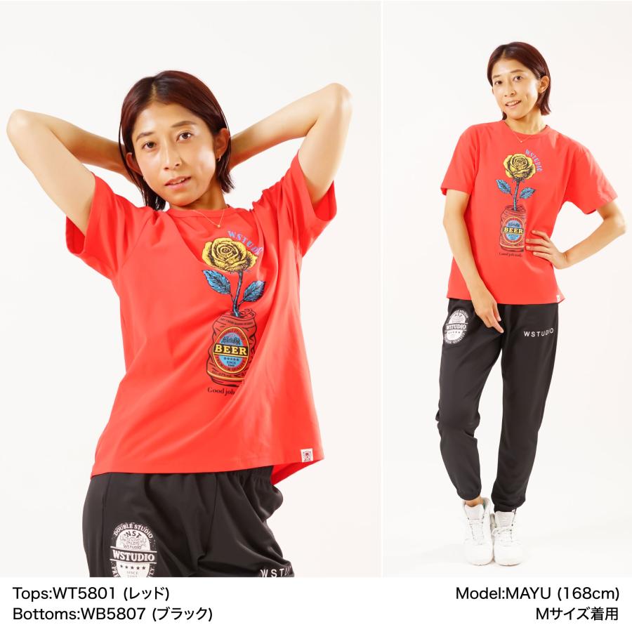 Wstudio ダブルスタジオ 3色×2サイズ ローズフィットラウンドTee |  | 03