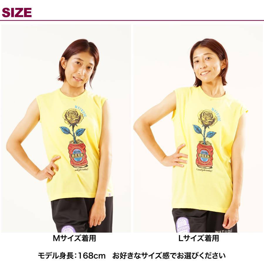 Wstudio ダブルスタジオ 3色×2サイズ ローズユニセックスタンク |  | 08