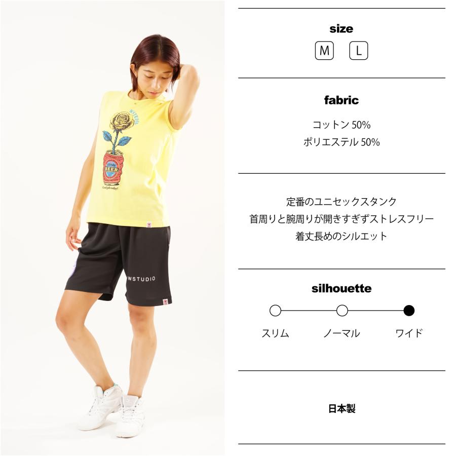 Wstudio ダブルスタジオ 3色×2サイズ ローズユニセックスタンク |  | 09