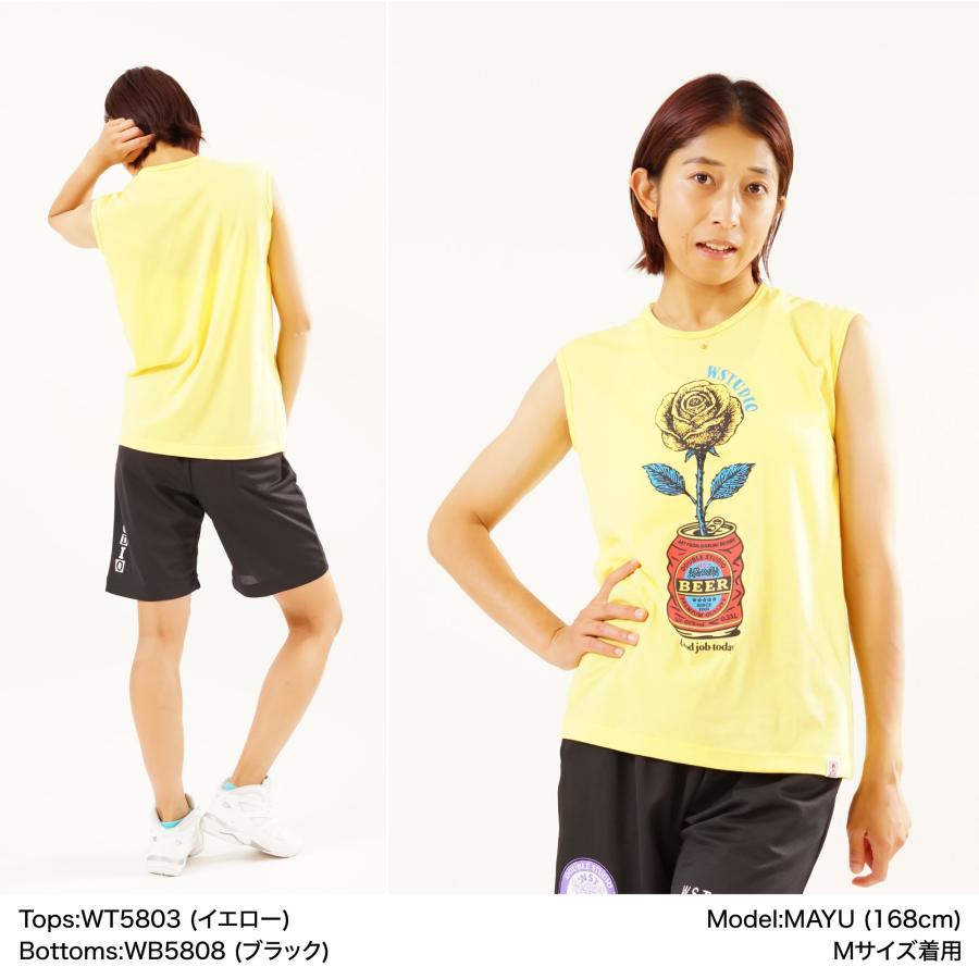 Wstudio ダブルスタジオ 3色×2サイズ ローズユニセックスタンク |  | 02