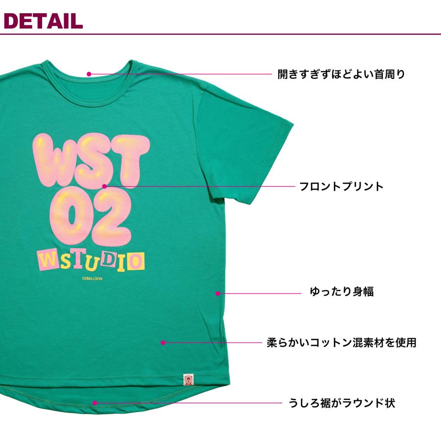 【新色追加】Wstudio ダブルスタジオ 3色 バルーンラウンドTee |  | 06