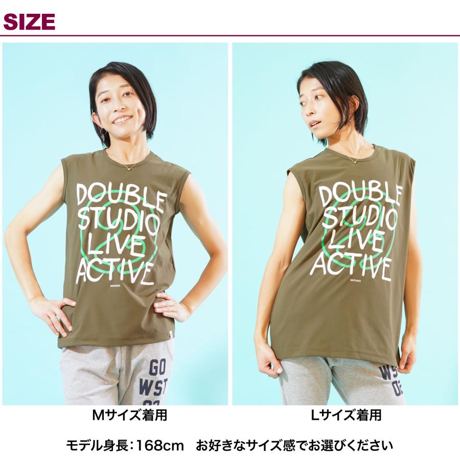 Wstudio ダブルスタジオ 3色×2サイズ アクティブフィットユニセックスタンク |  | 08