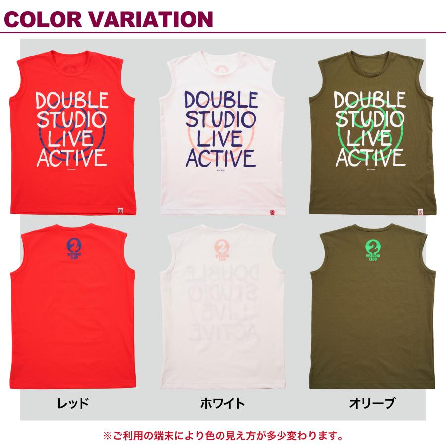 Wstudio ダブルスタジオ 3色×2サイズ アクティブフィットユニセックスタンク |  | 04