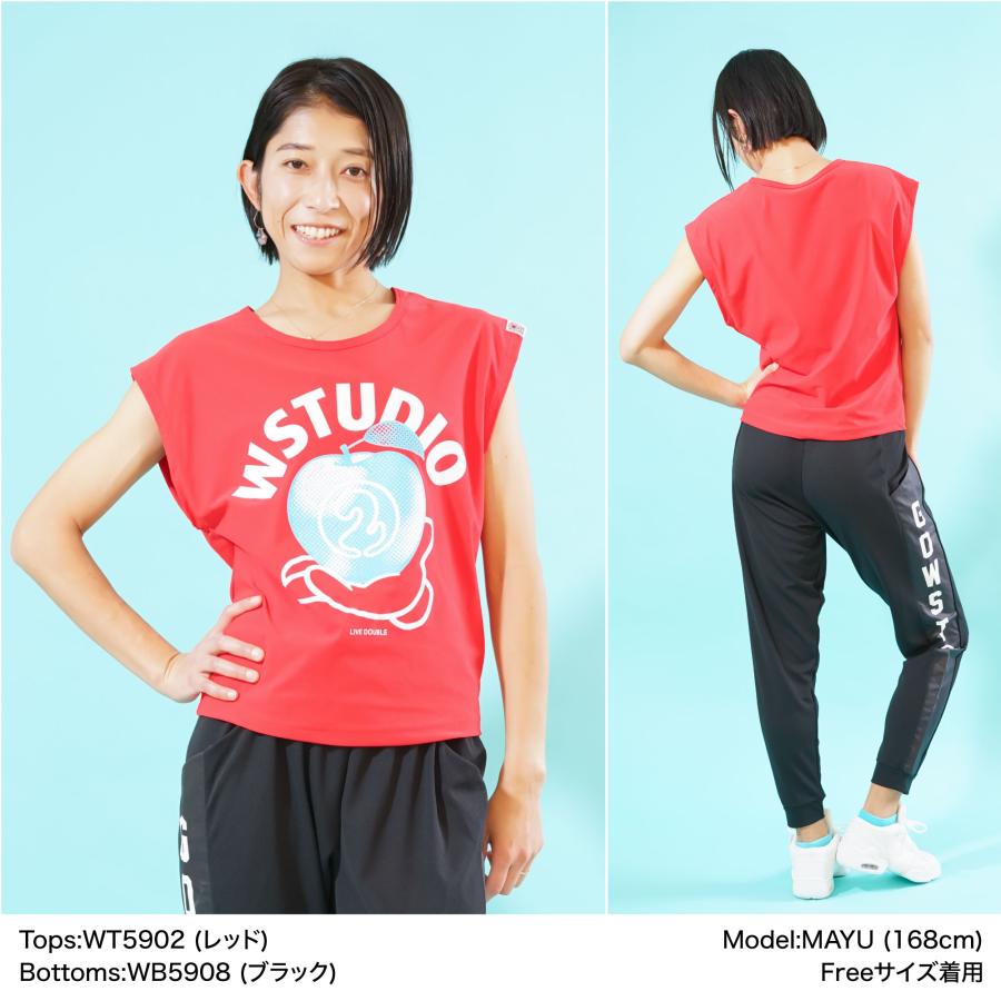 Wstudio ダブルスタジオ 3色 アップルフィットノースリーブTee |  | 01