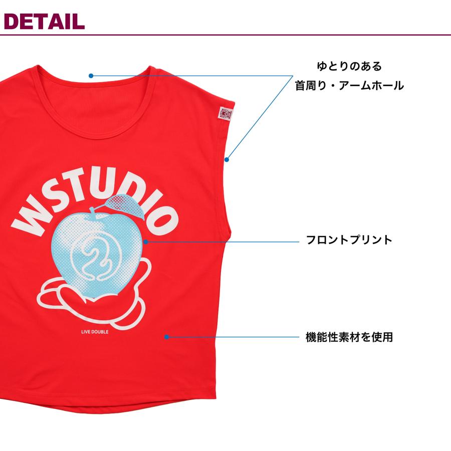 Wstudio ダブルスタジオ 3色 アップルフィットノースリーブTee |  | 06