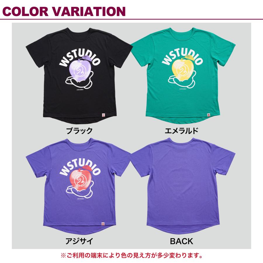 Wstudio ダブルスタジオ 3色×2サイズ アップルラウンドTee |  | 06