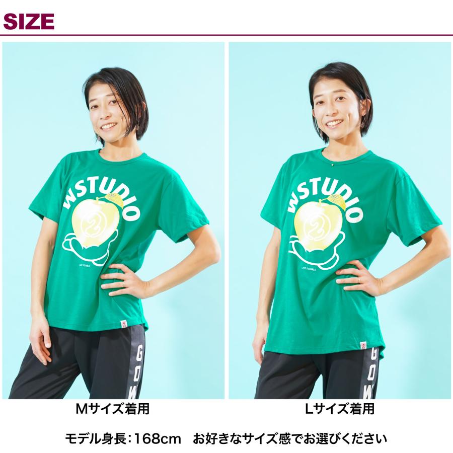 Wstudio ダブルスタジオ 3色×2サイズ アップルラウンドTee |  | 10