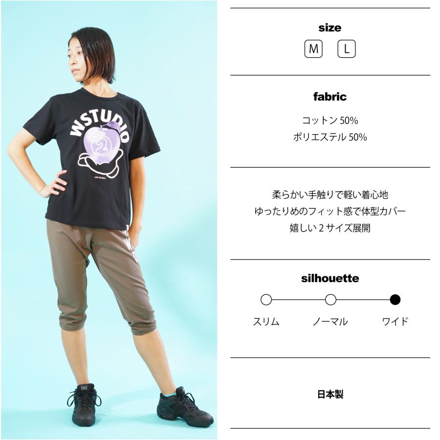 Wstudio ダブルスタジオ 3色×2サイズ アップルラウンドTee |  | 11