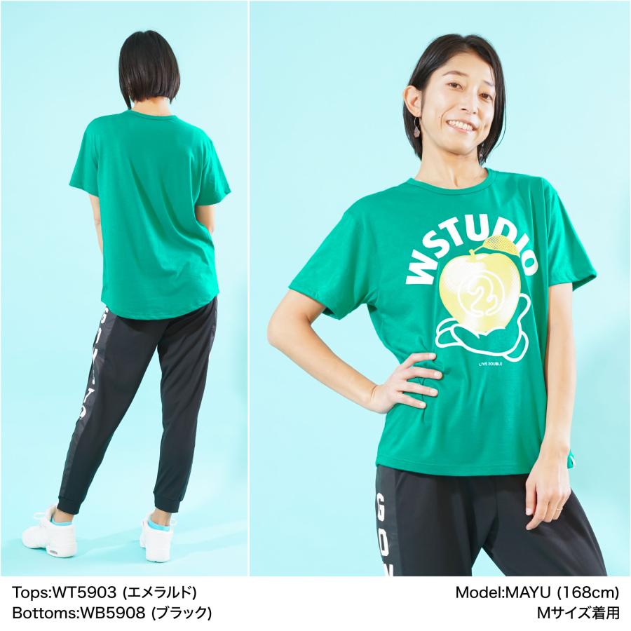 Wstudio ダブルスタジオ 3色×2サイズ アップルラウンドTee |  | 02