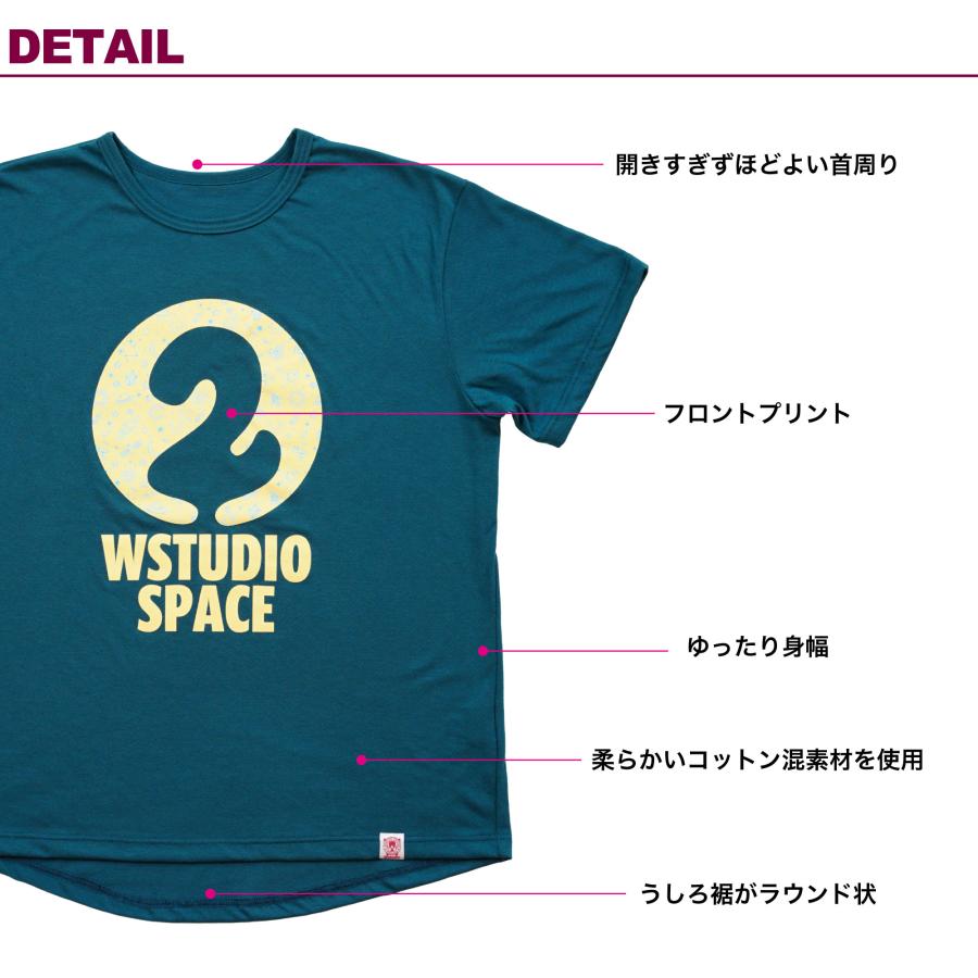 Wstudio ダブルスタジオ 3色 スペースラウンドTee |  | 07