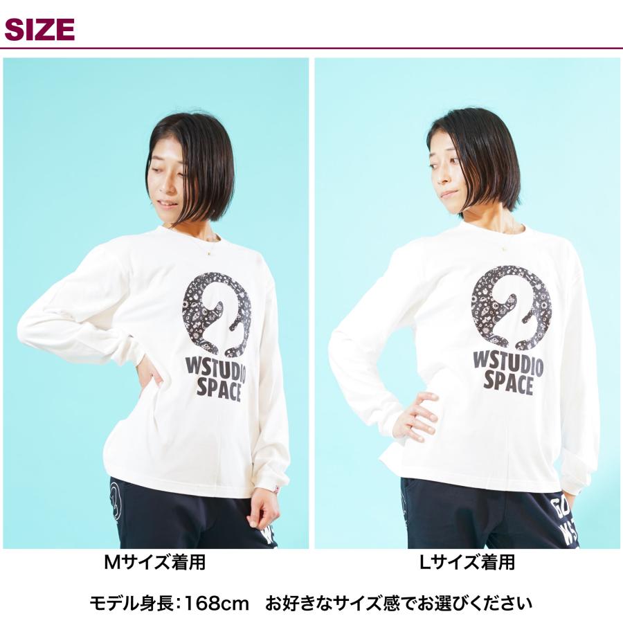 Wstudio ダブルスタジオ 3色×2サイズ スペースロングスリーブTee |  | 10