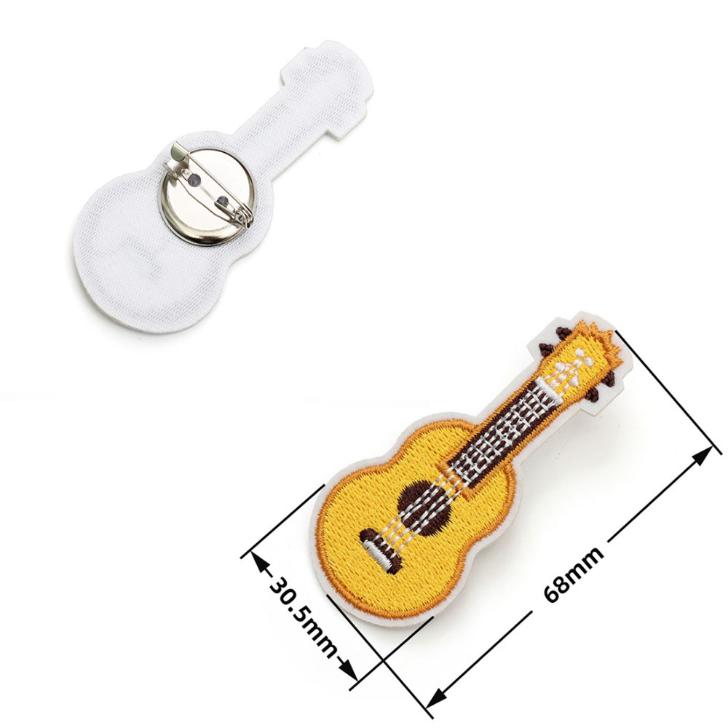 ウクレレワッペン 2個セット 刺繍 ワッペン : ワンダートランク 二号