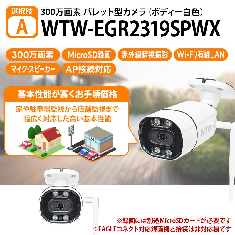 WTW 塚本無線 【手軽に設置ができる！】Wi-Fi 無線式タイプ バレット型