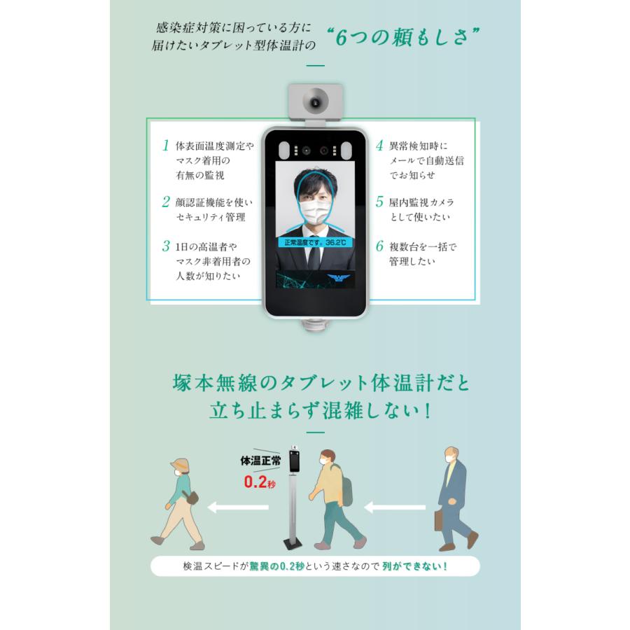 防犯カメラ 体温測定 非接触 サーマルカメラ  業務用 屋内 監視カメラ |  | 04