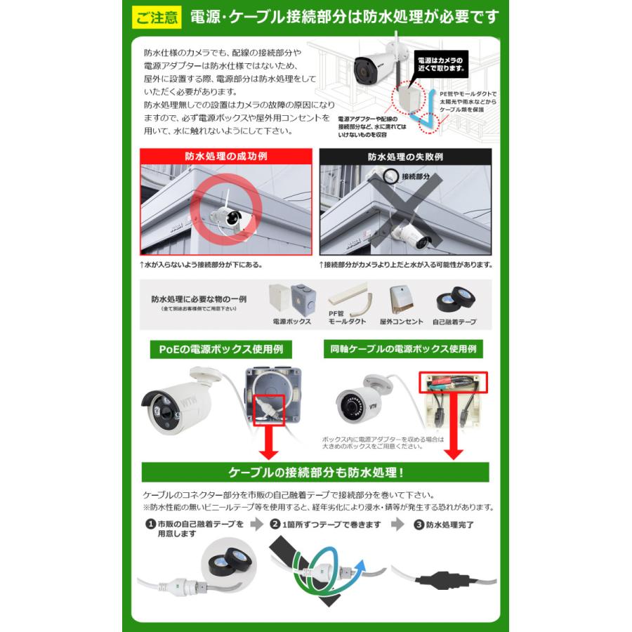 WTW 塚本無線 防犯カメラ 屋外 PoE 500万画素 バレット型 監視カメラ