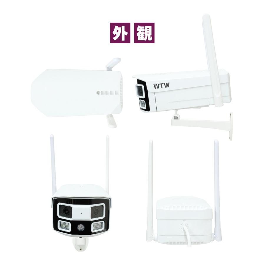 WTW 塚本無線 防犯カメラ 180°撮影 5G 屋外 Wi-Fi 低照度 夜間