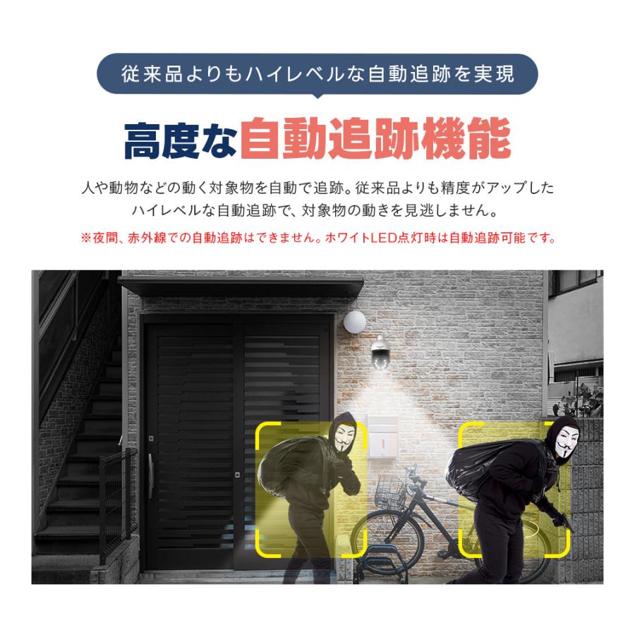 防犯カメラ みてるちゃん5Plus 屋外 屋内 夜間カラー 防犯灯カメラ 監視カメラ アンテナ内蔵 ワイヤレス WTW-EGDRY388GWX/BX | WTW 塚本無線 | 10