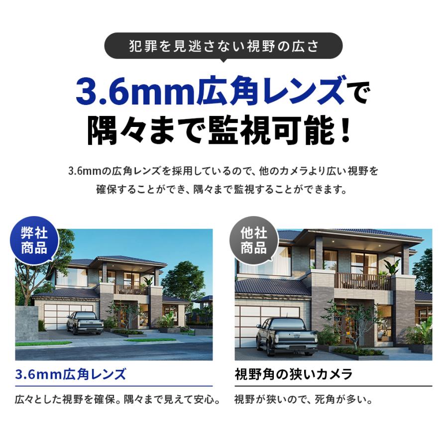 防犯カメラ 防犯灯カメラ 屋外 ワイヤレス 500万画素 自動追跡 ドーム型 wifi 監視カメラ ゴマちゃん5Plus｜wtw｜10