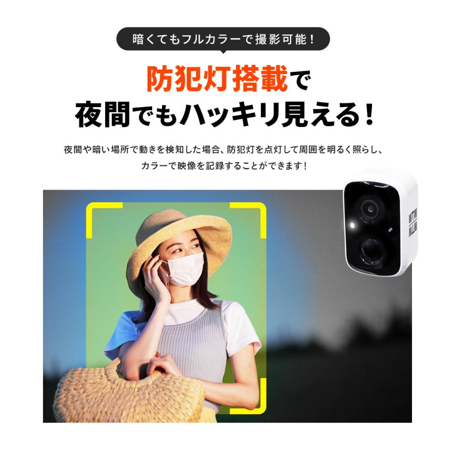 WTW 塚本無線 防犯カメラ 1台+録画機セット 防犯灯カメラ アンテナ内蔵