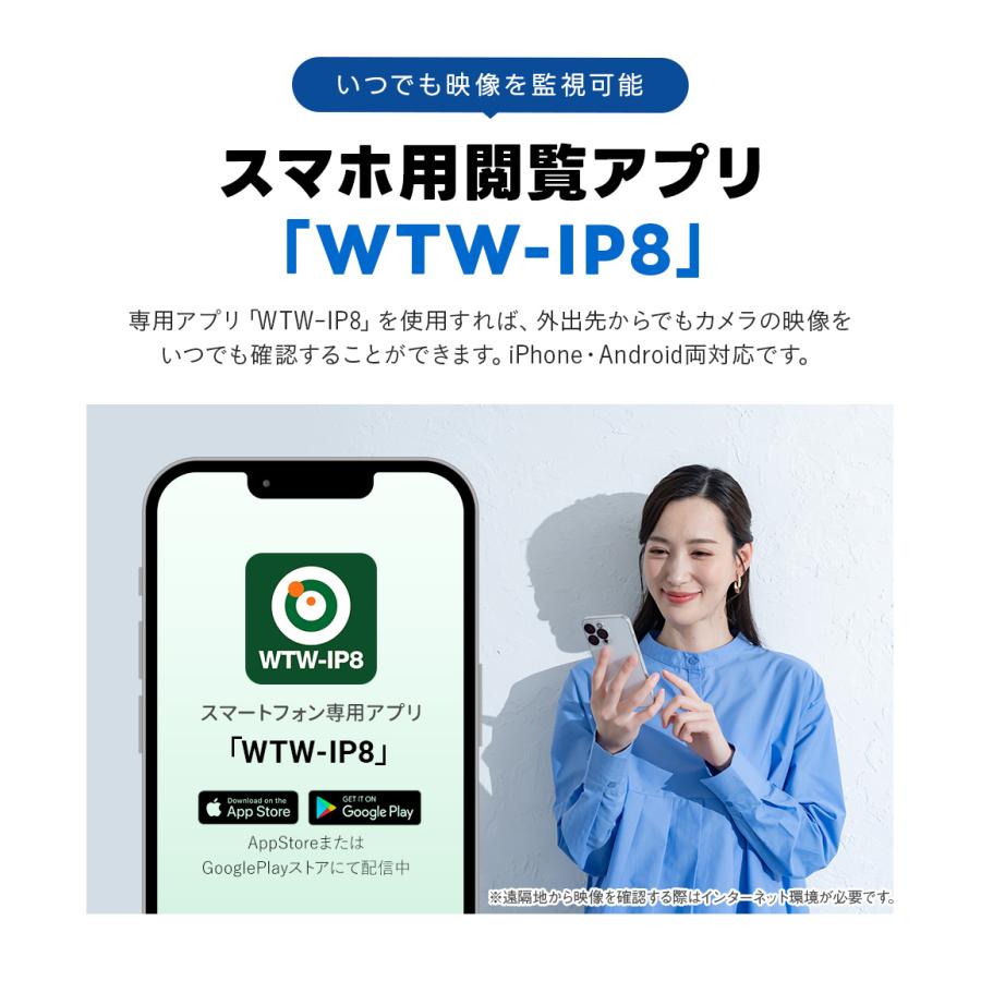 WTW 塚本無線 【24時間カラー監視ならコレがおすすめ！】防犯カメラ