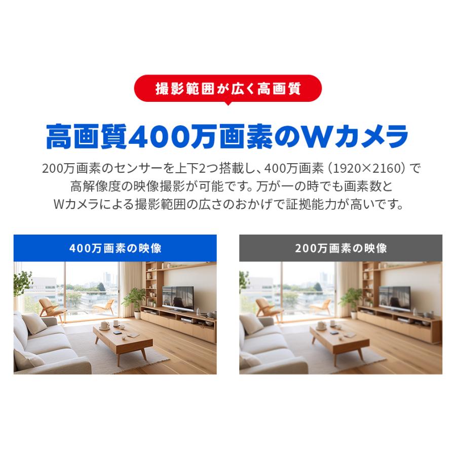WTW 塚本無線 防犯カメラ 監視カメラ みてるちゃん猫H 見守り 400万画素 屋内 Wレンズ ワイヤレス ペット | WTW 塚本無線 | 04
