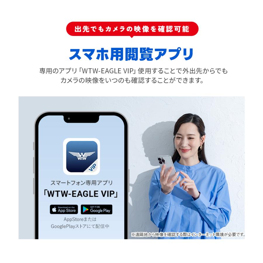 WTW 塚本無線 防犯カメラ 監視カメラ みてるちゃん猫H 見守り 400万画素 屋内 Wレンズ ワイヤレス ペット | WTW 塚本無線 | 05