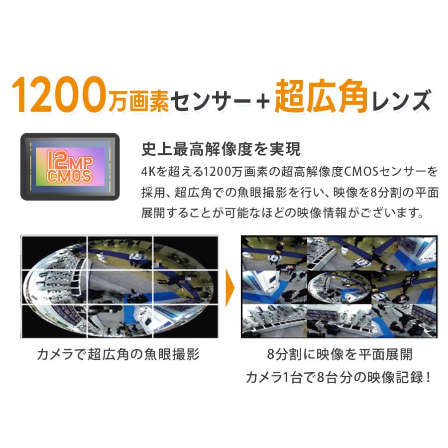 WTW 塚本無線 防犯カメラ 360°撮影 4K 1200万画素 屋外 Wi-Fi SD WTW 塚本無線 防犯カメラ 360°撮影 4K 1200万画素 屋外 Wi-Fi SD