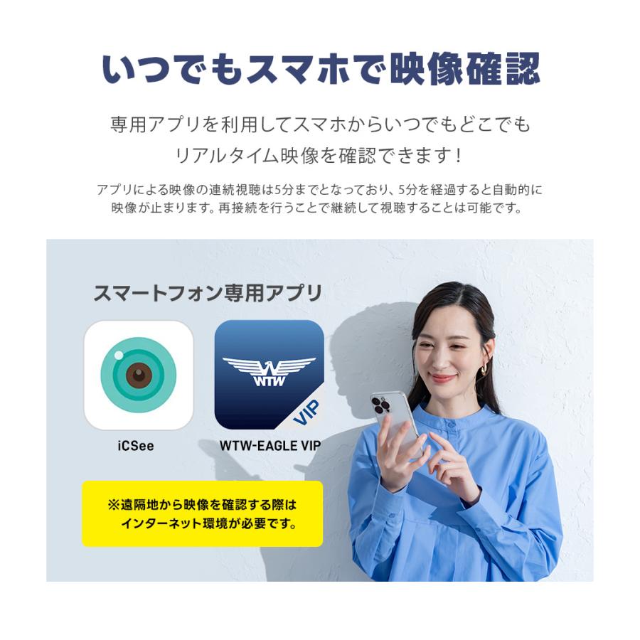 WTW 塚本無線 防犯カメラ 屋外 ワイヤレス 最新AI 監視カメラ